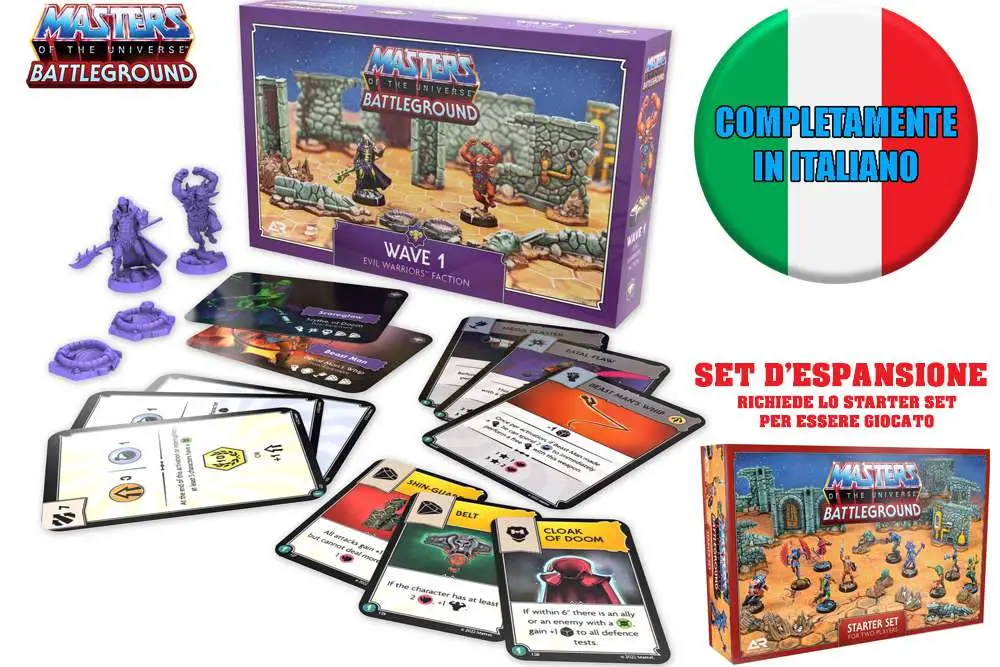 motu:battleground - wave 1 - evil warriors faction ita