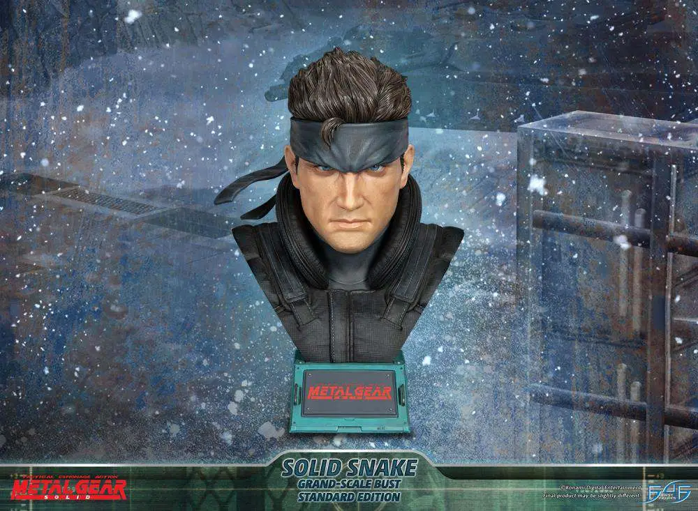 mgs solid snake scaled bust