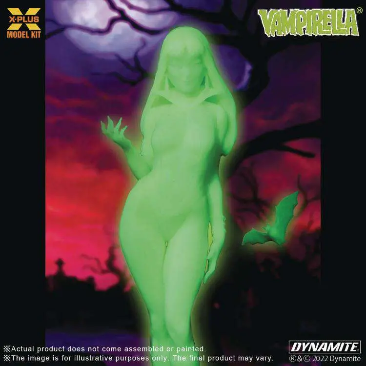 vampirella 1/8 glow in dark model kit