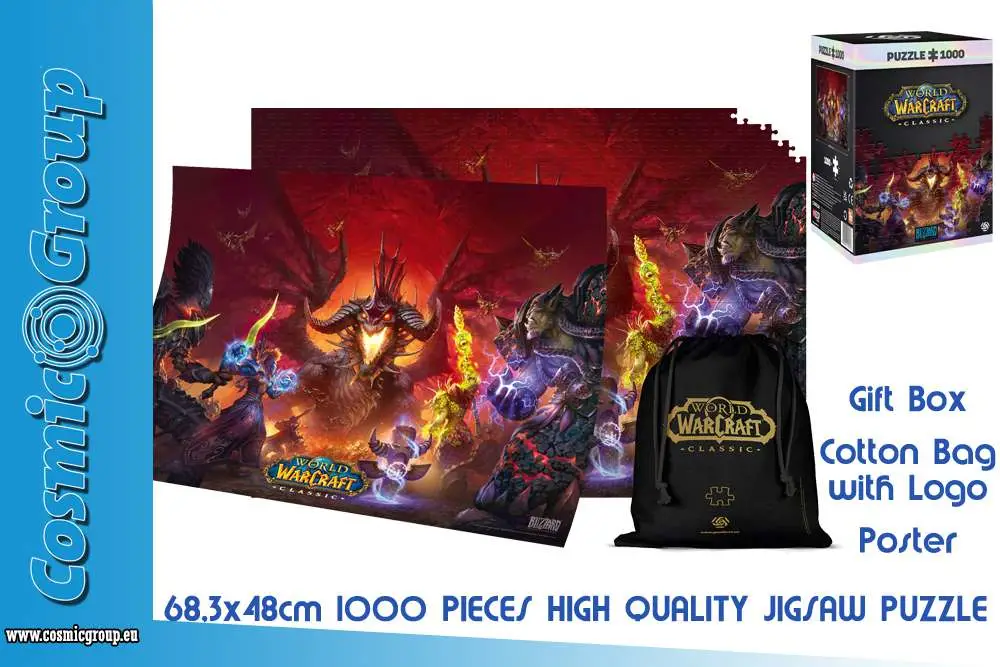 world of warcraft-onyxia 1000 pcs puzzle