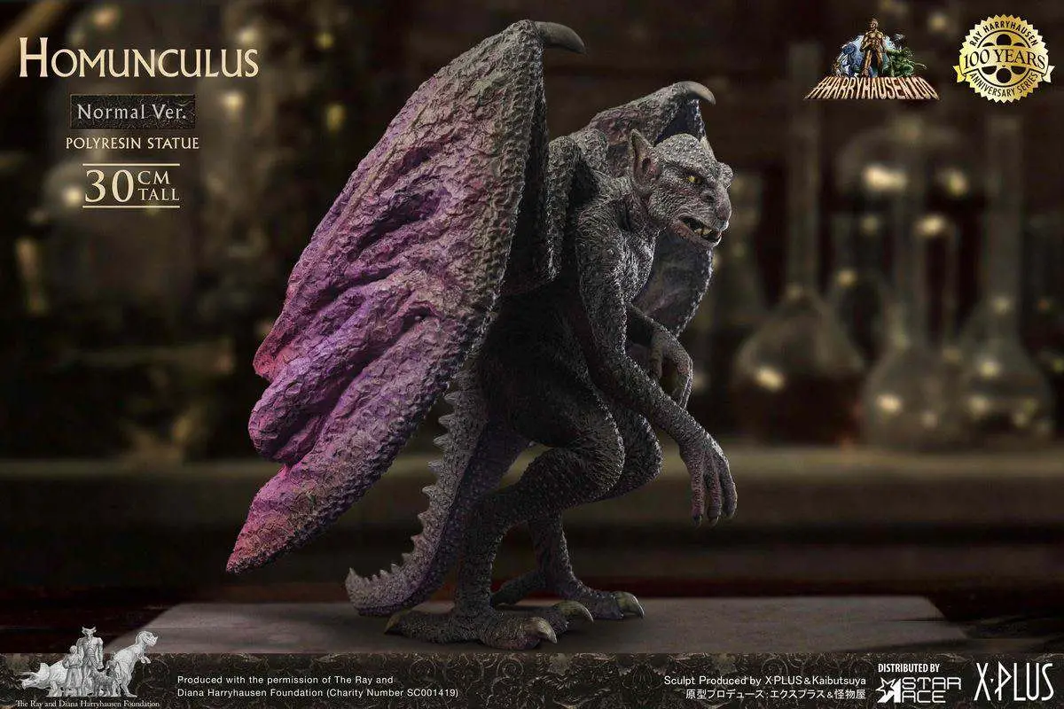 ray harryhausen homunculus statue