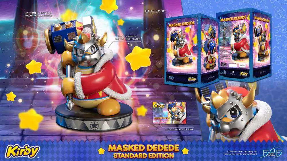 kirby masked dedede resin statue