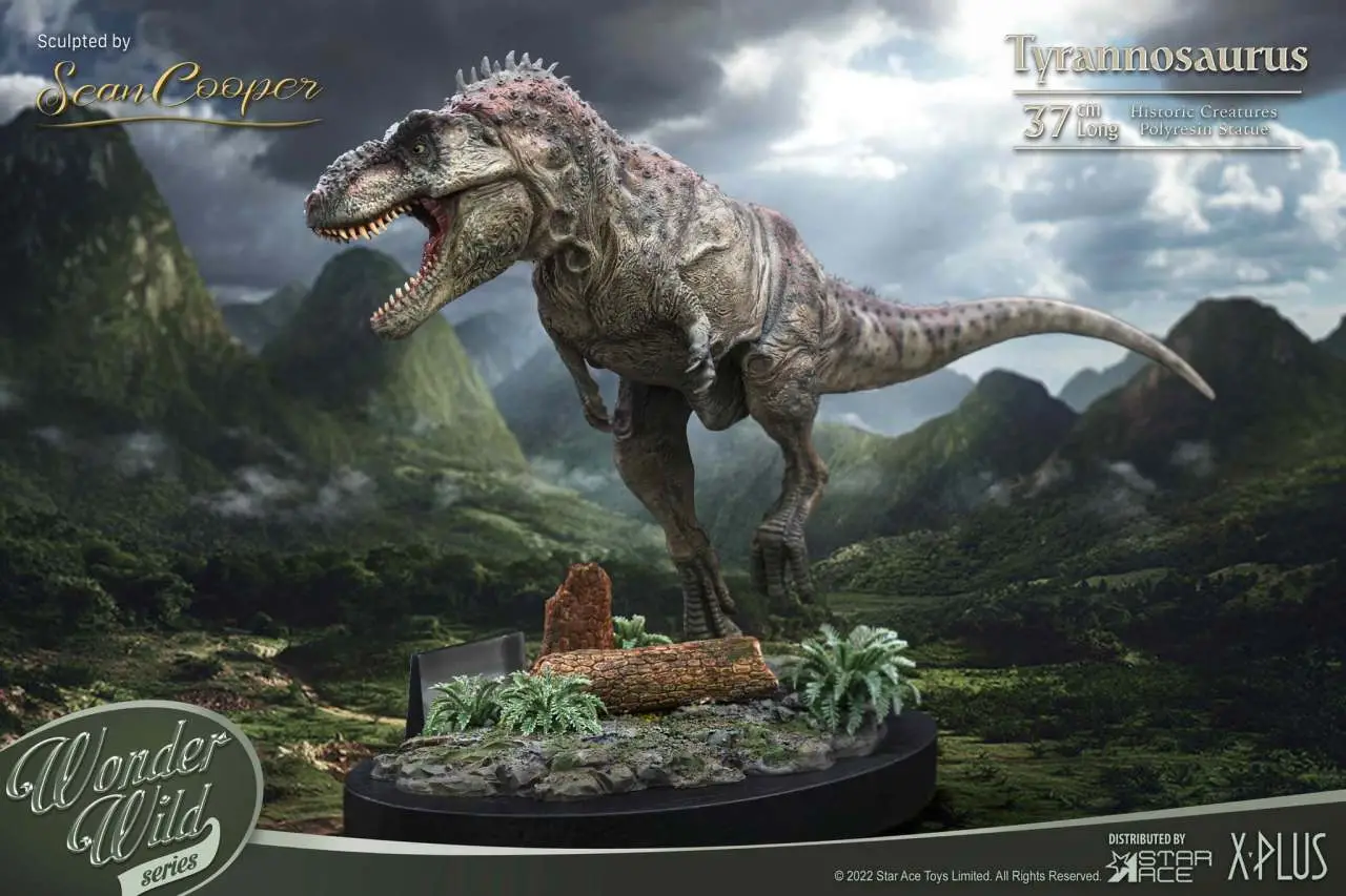 tyrannosaurus rex deluxe resin statue