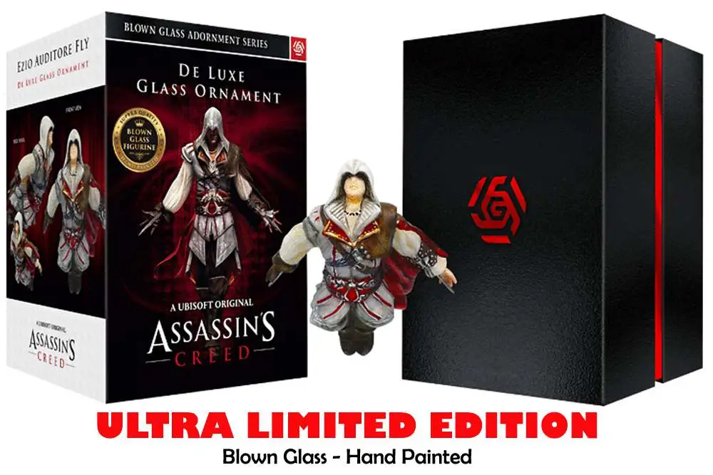 assassin creed ezio blown glass figure