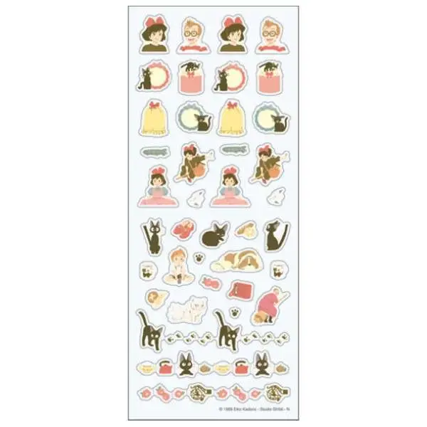 kiki delivery service mini stickers
