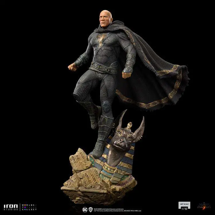 black adam 1/10 statue