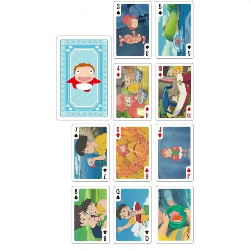 ponyo playing cards