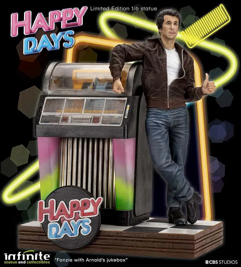 fonzie happy days o&r 1/6  resin statue
