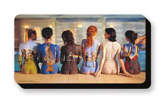 pink floyd back art funky chunky magnet
