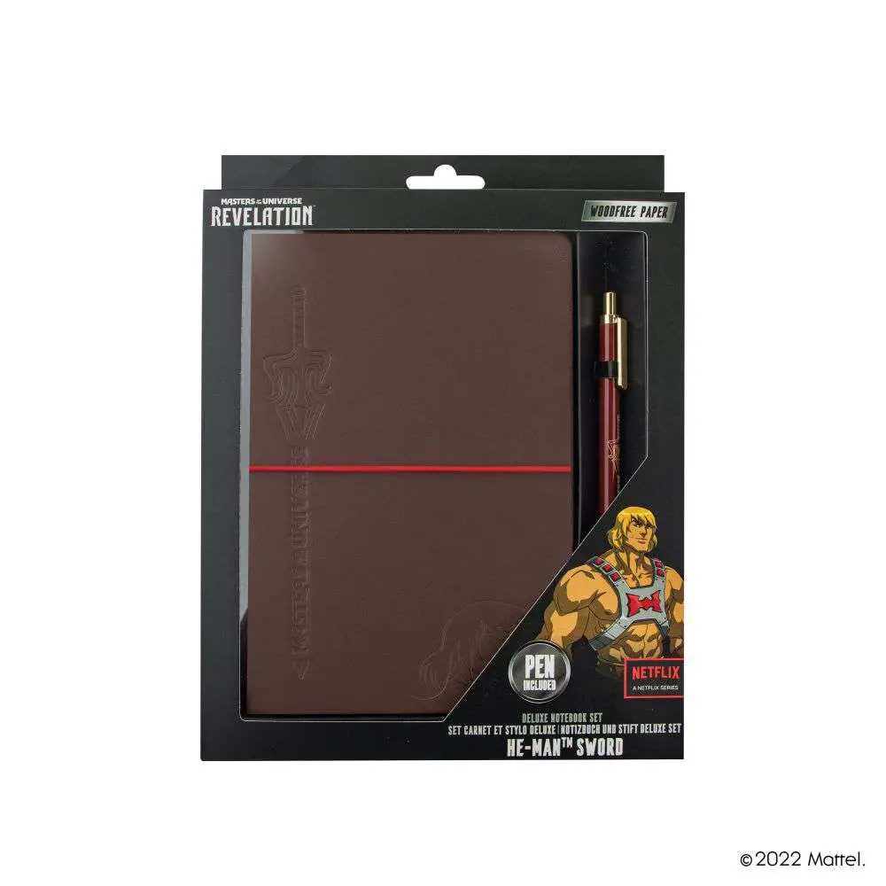 motu sword notebook deluxe set