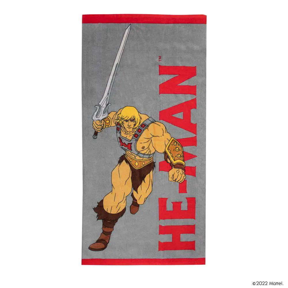 motu he-man beach towel