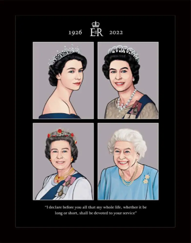 queen through years collector print