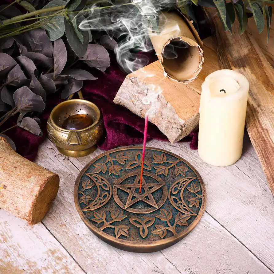 divine essence wiccan incense burner