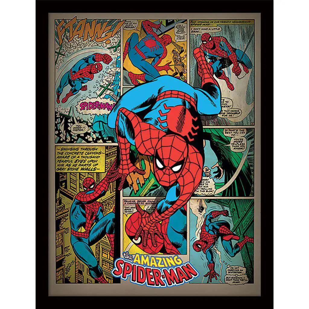 spider-man montage collector print
