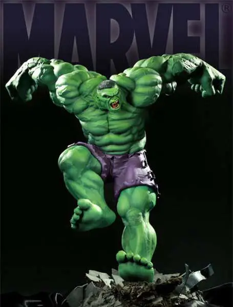 marvel comiquette hulk statue