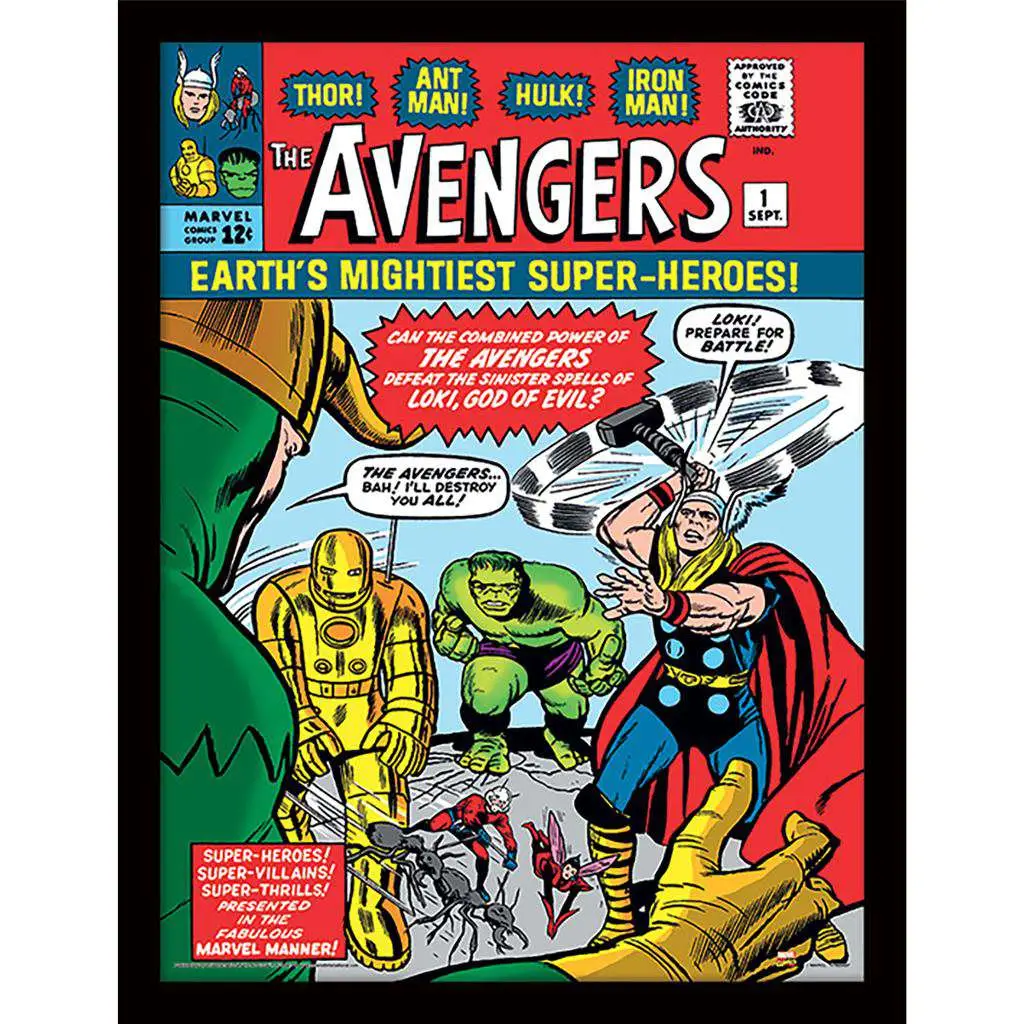 the avengers #1 collector print