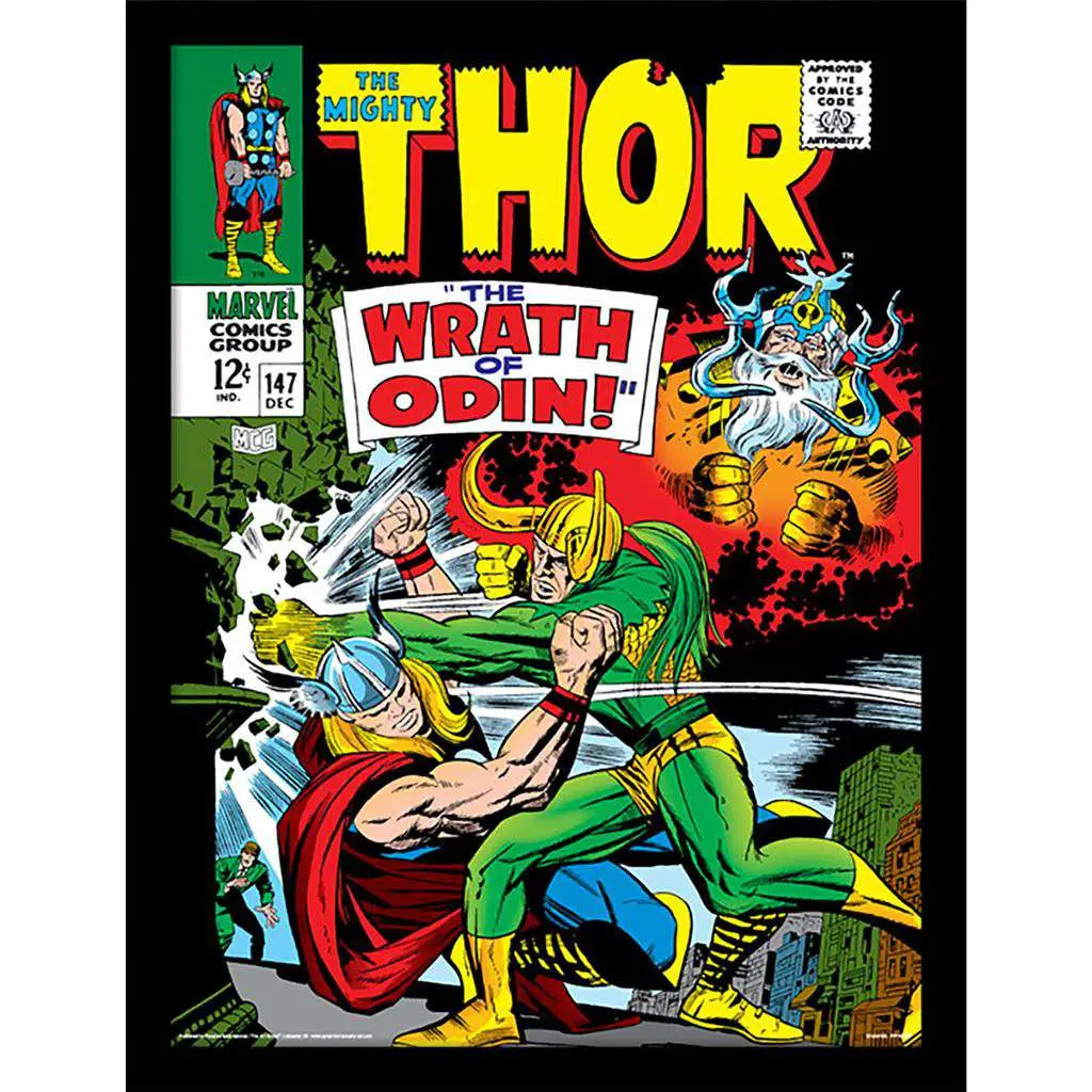 the mighty thor #147 collector print