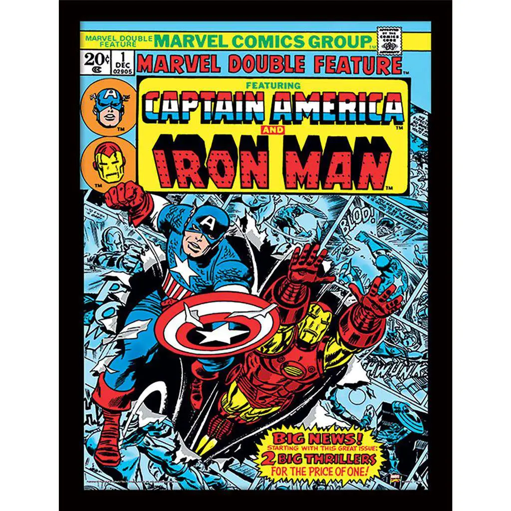 marvel double feature #1 collector print