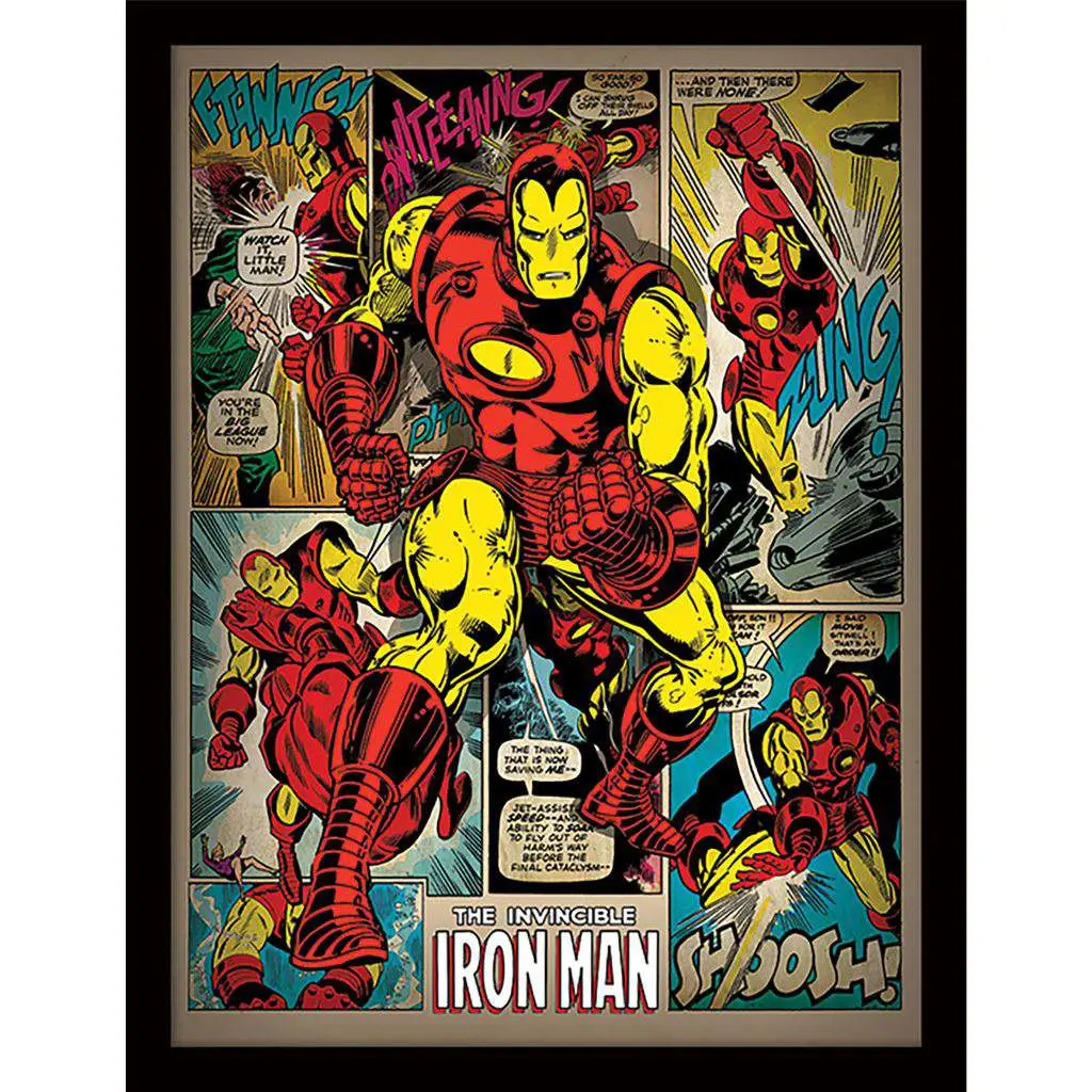 iron man montage collector print