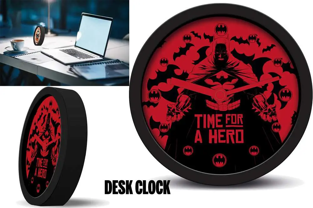 batman desk clock