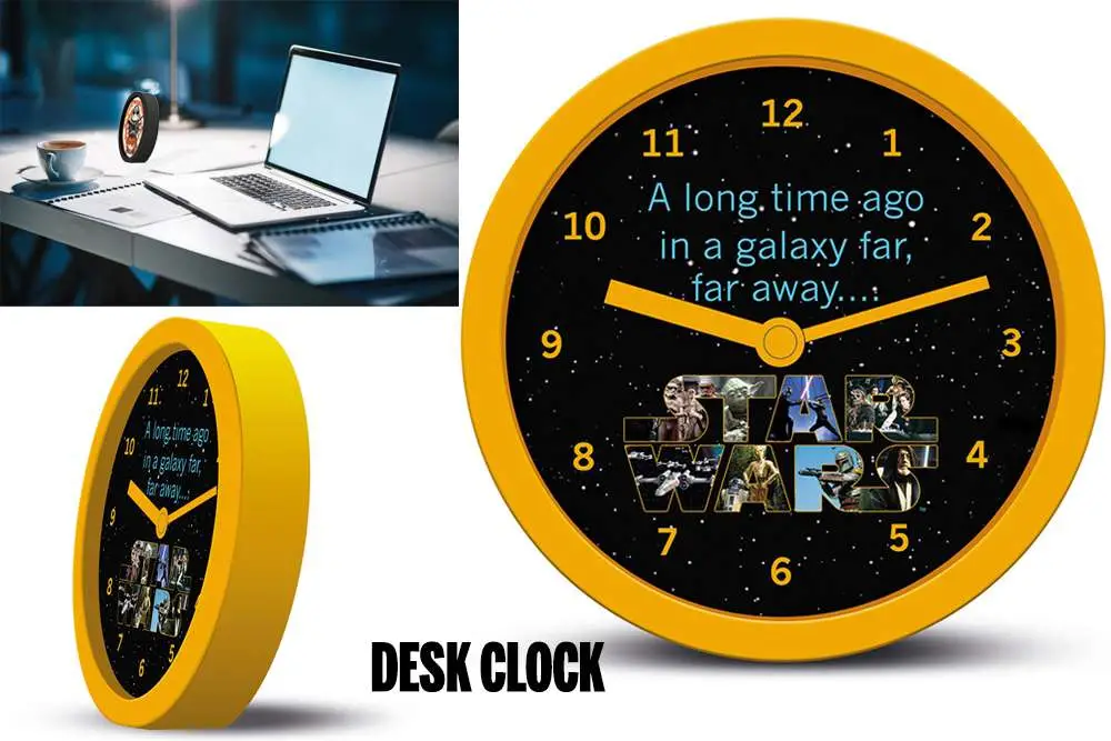 star wars-long time ago desk clock