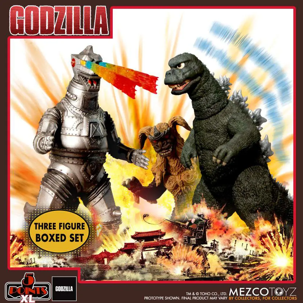 5 pointsxl godzilla vs mechagodzilla 3pc