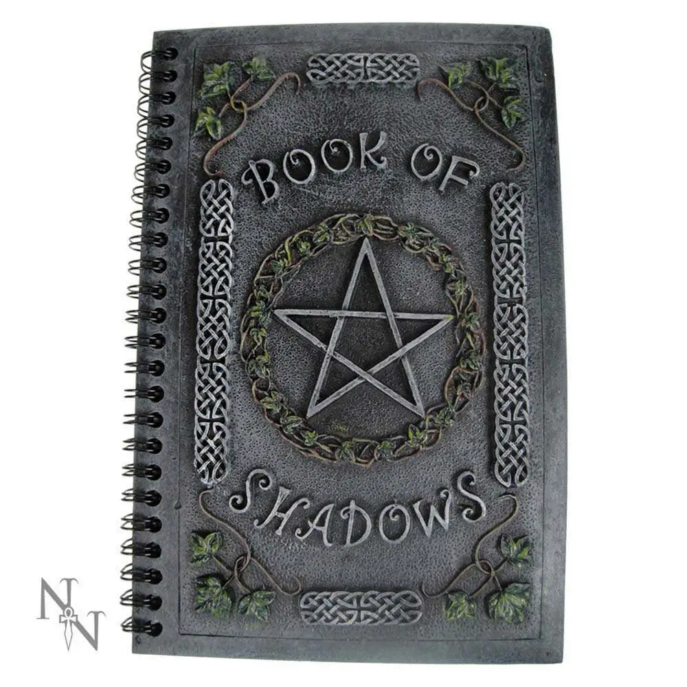 notebook resin spiral cover ivy pentagrm
