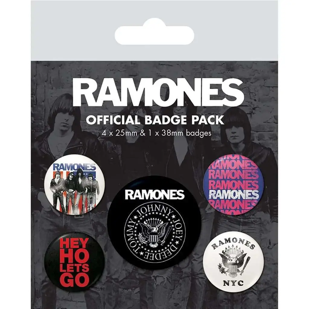 badge pack the ramones