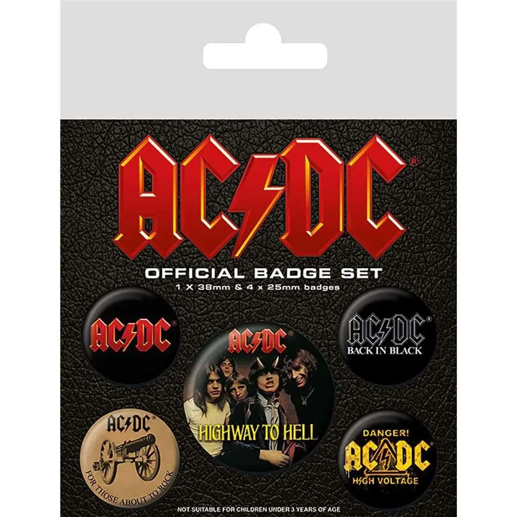 ac/dc badge pack ac/dc