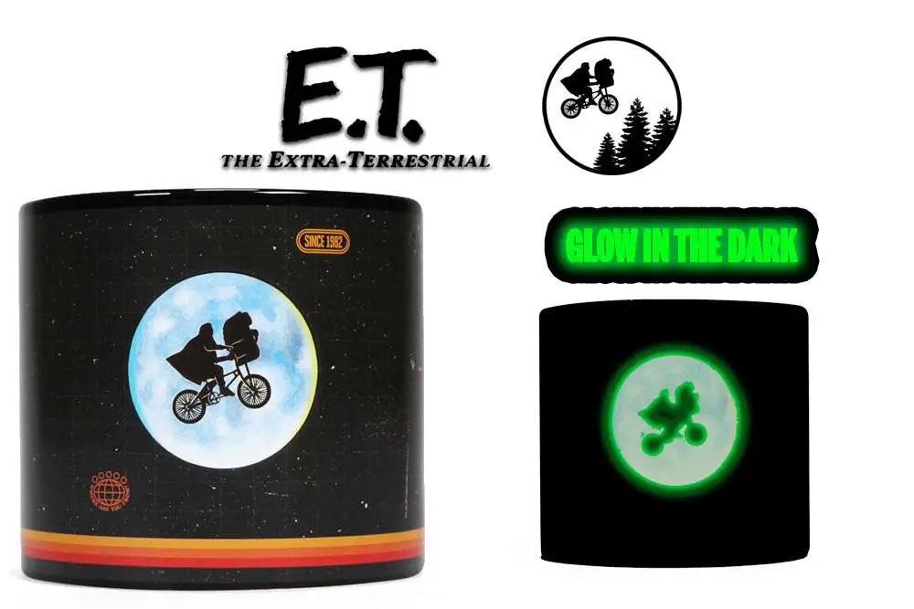 e.t. glow in the dark plant pot