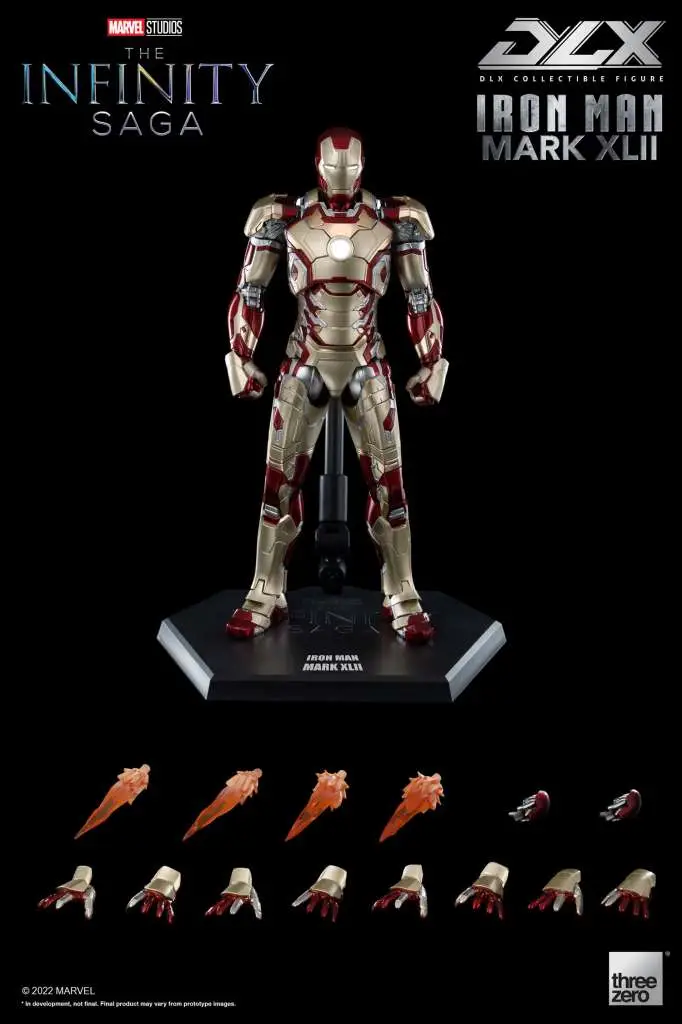 infinity saga iron man mk 42 dlx af