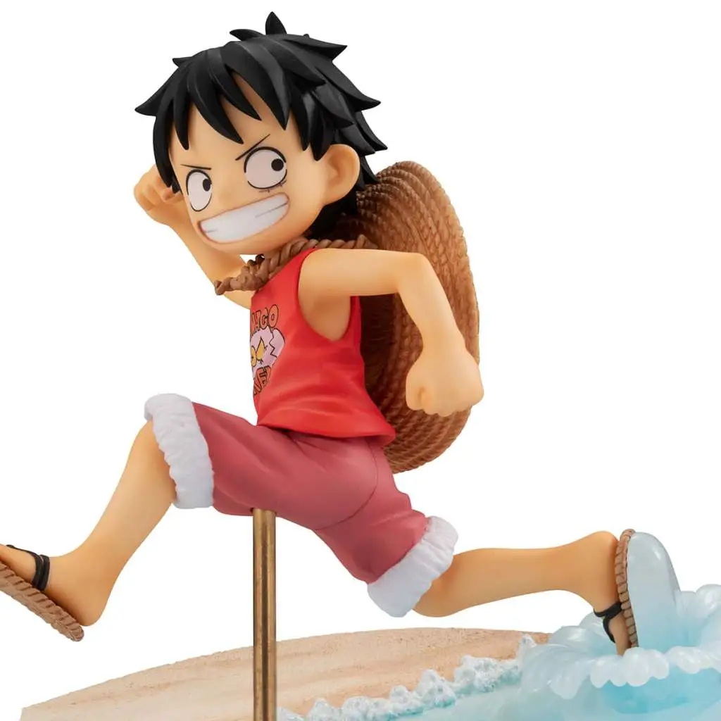 one piece gem luffy run run run statue