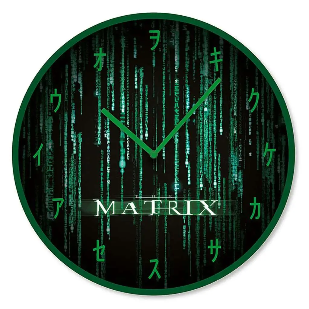 the matrix code wall clock
