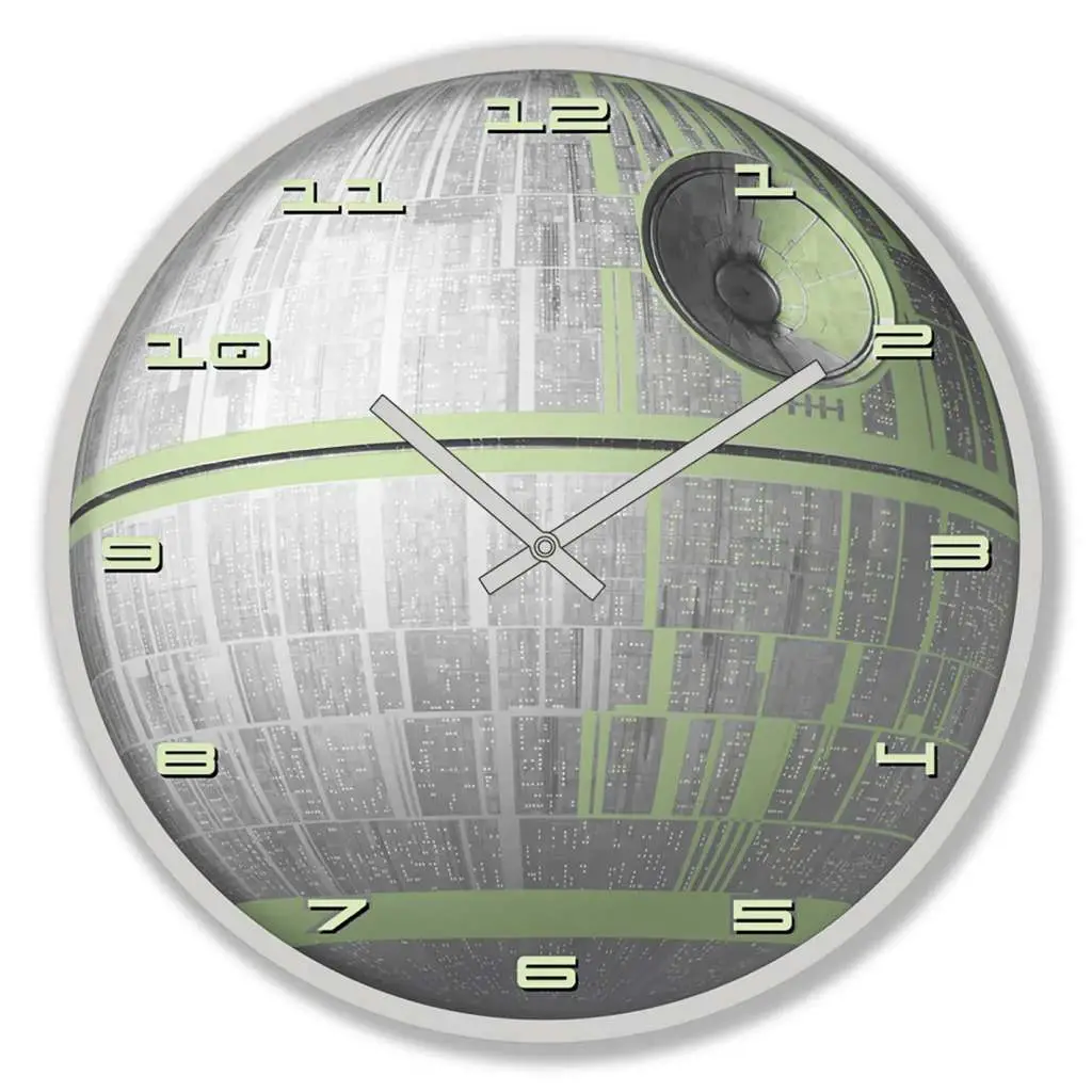 star wars death star wall clock