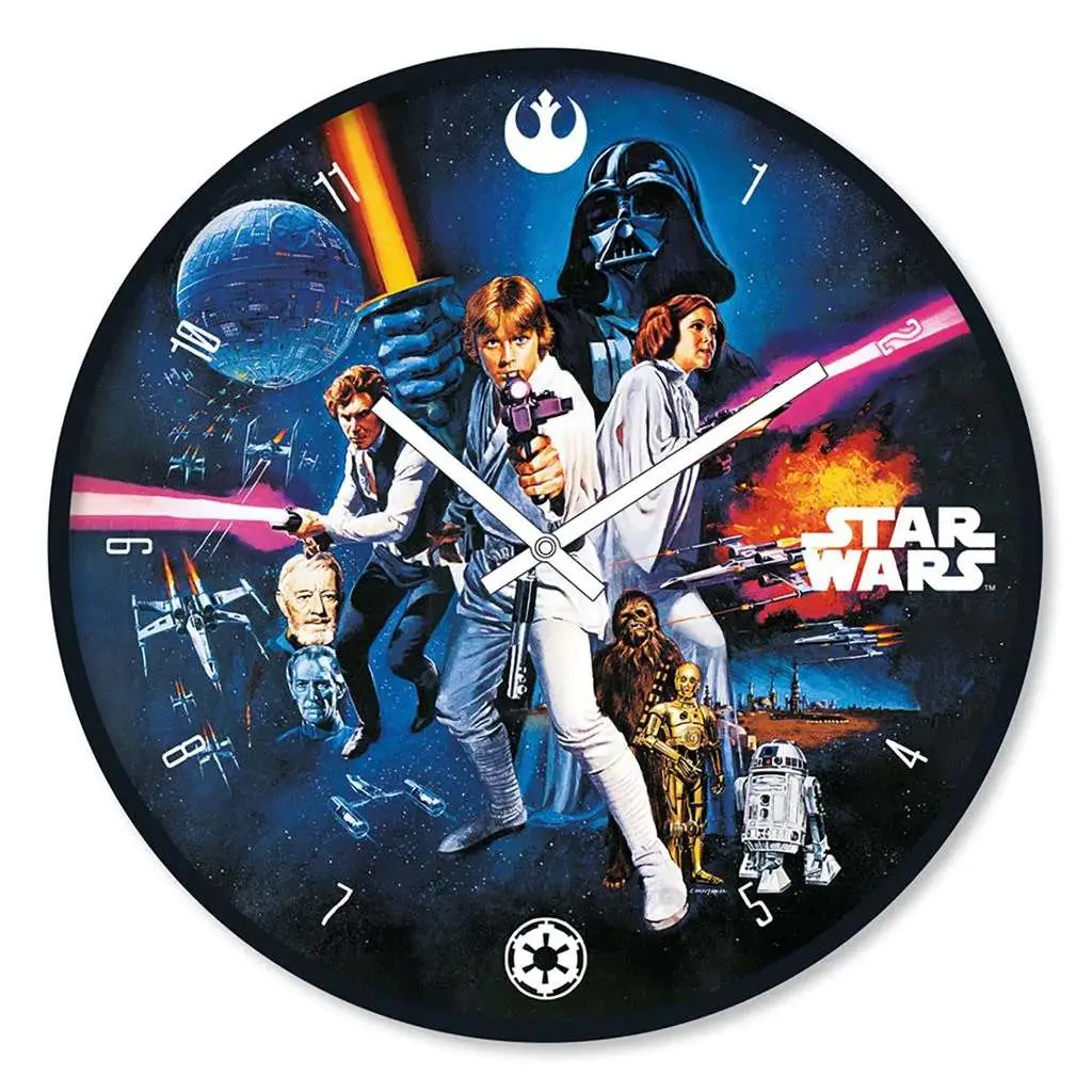 star wars new hope wall clock