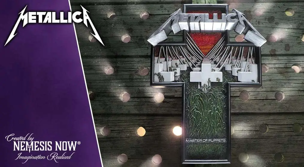 metallica master of puppets wall plaque