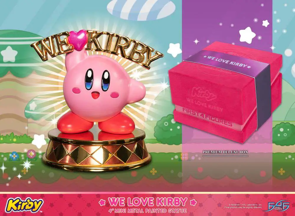 we love kirby metal statue
