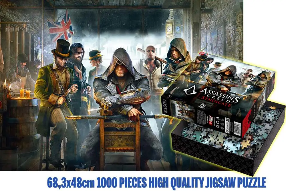 assassin's creed syndicate: the tavern - jigsaw puzzle 1000 pcs
