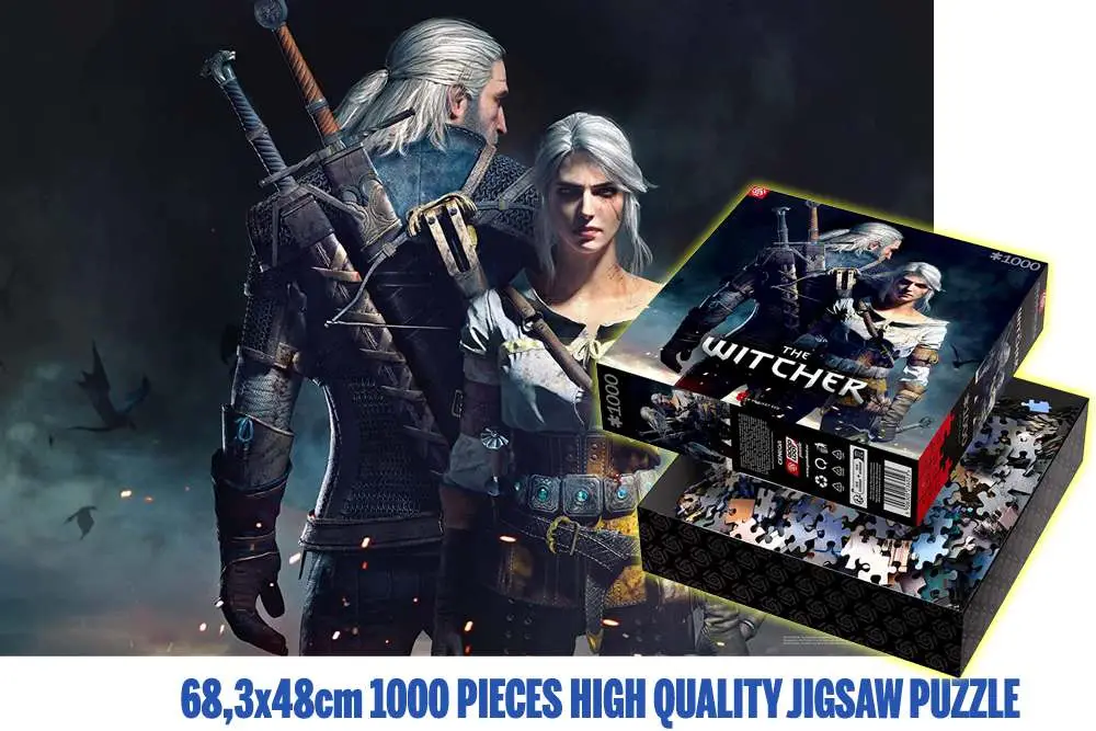 the witcher-geralt&ciri 1000 pcs puzzle
