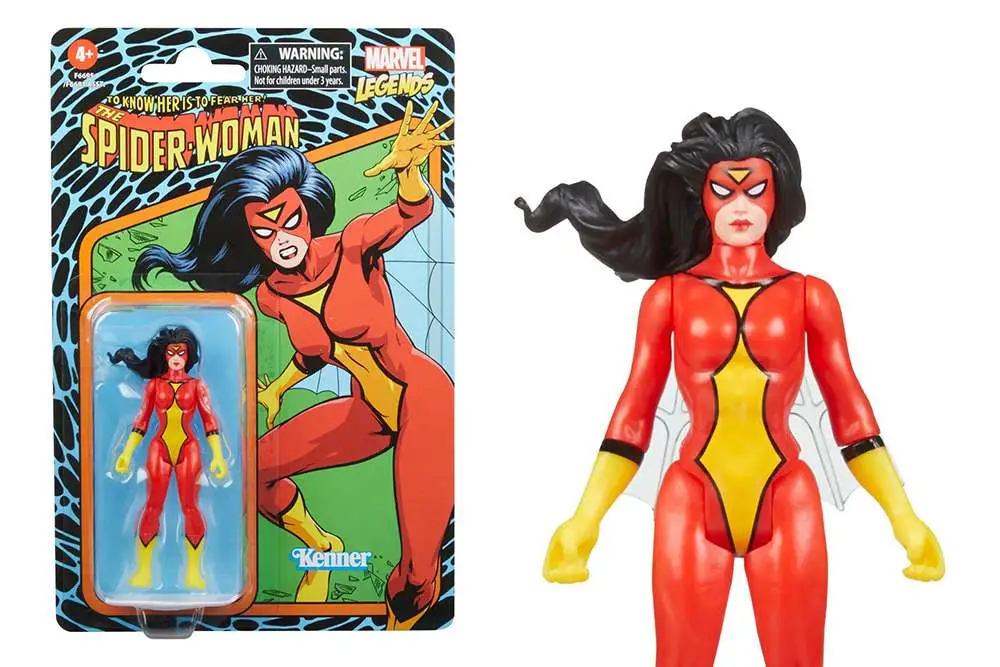 marvel legends retro spider-woman af