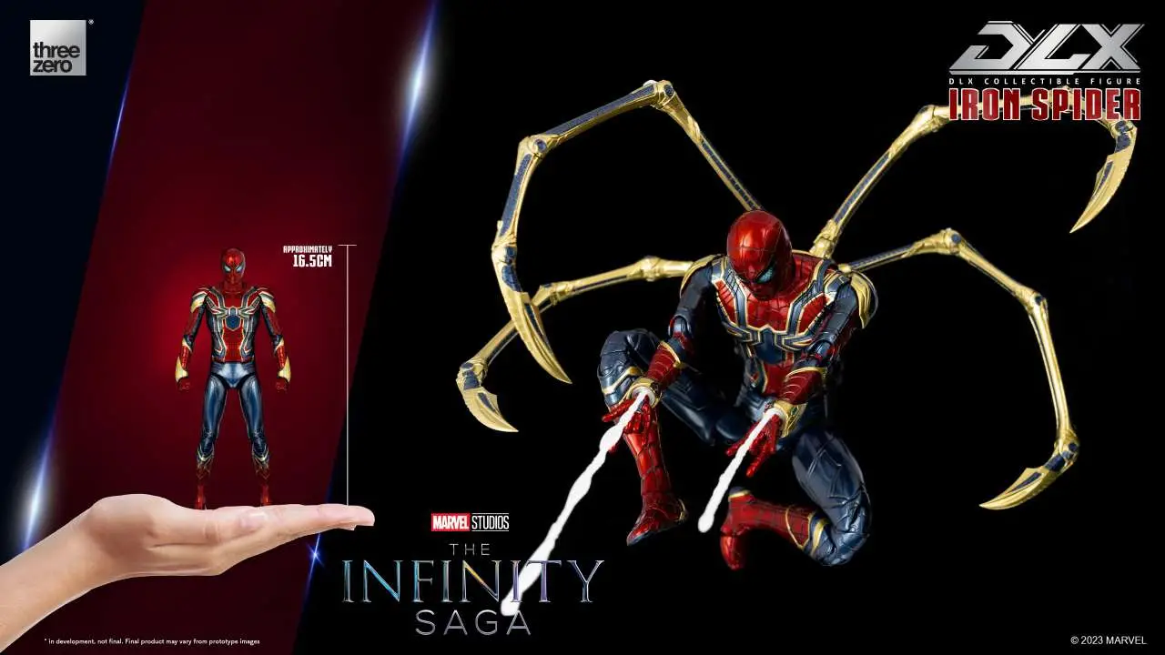 infinity saga iron spider dlx af