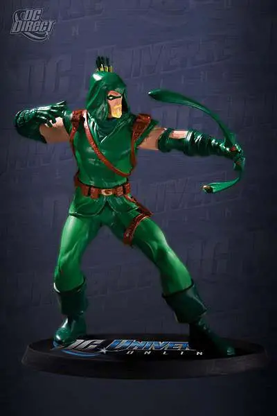 dc universe online green arrow statue