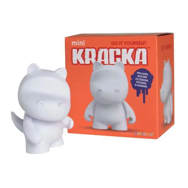 diy 4" kracka white mini fig