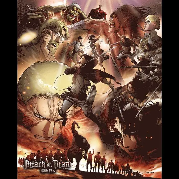 attack on titan s3 lenticular poster