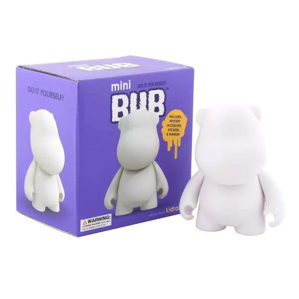 diy 4" bub white mini fig