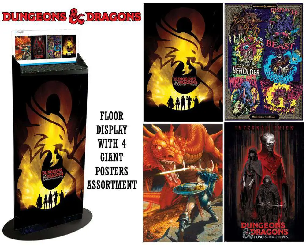 d&d posters assortment bin (40)