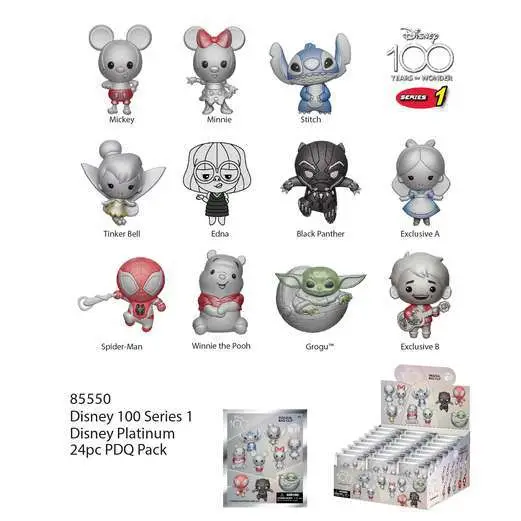 disney 100y bag clip blind box disp(24)