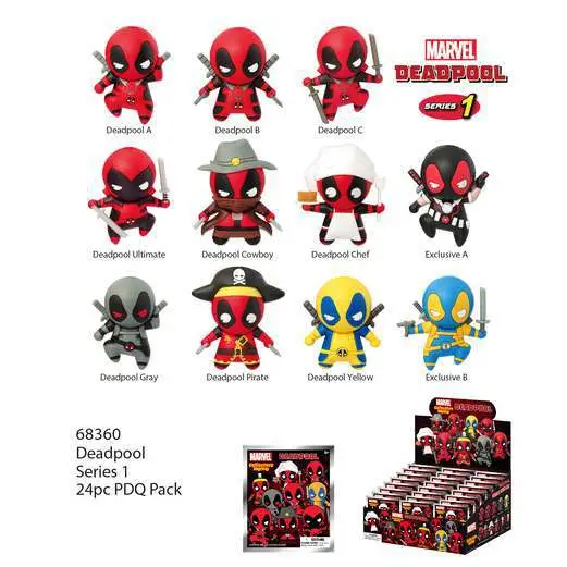 deadpool s.1 bag clip blind box disp(24)