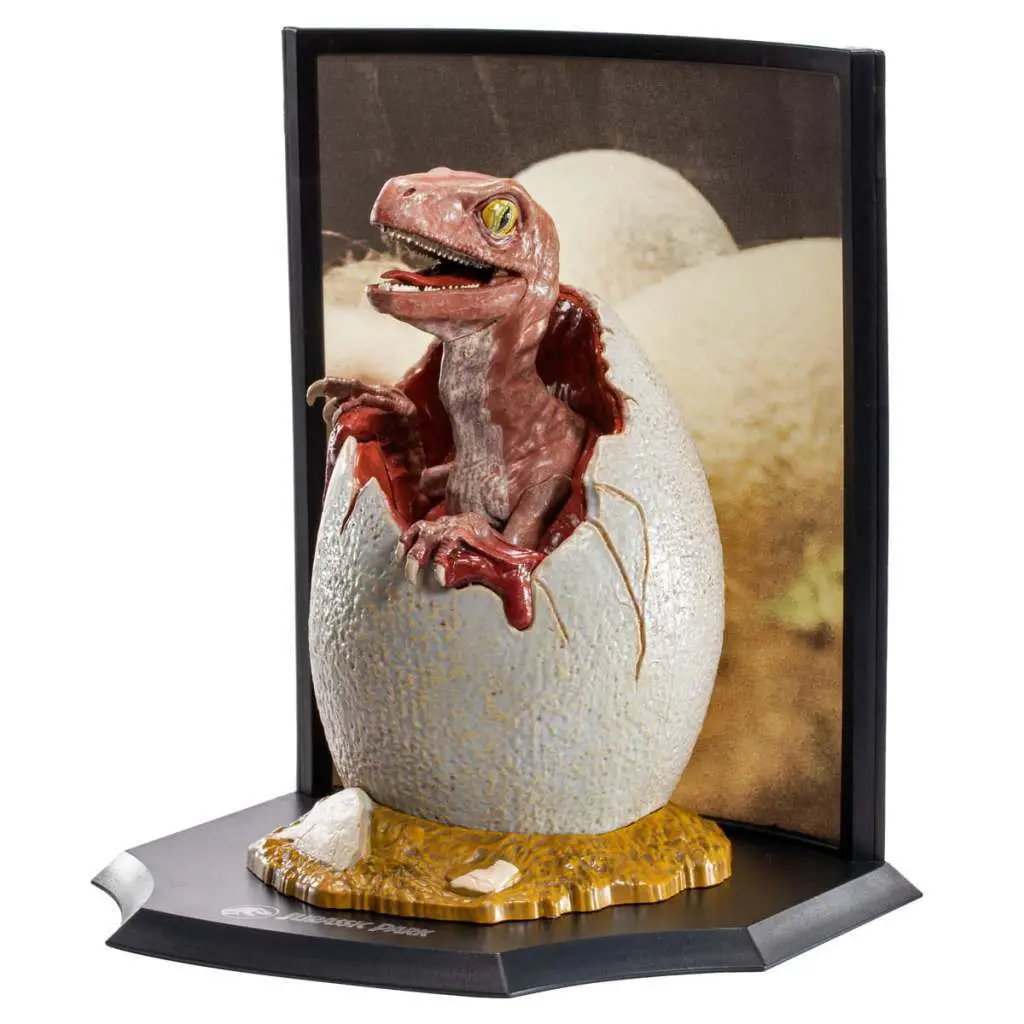 jurassic park raptor egg diorama