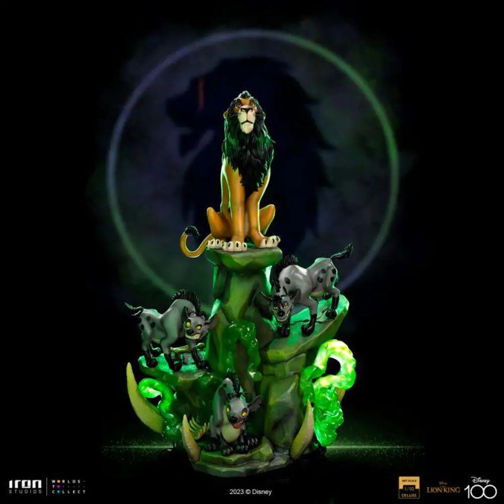 lion king scar deluxe 1/10 statue